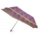 Suskleidžiamas violetinis skėtis su širdutėm